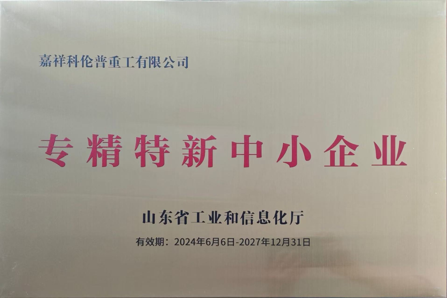 专精特新中小企业